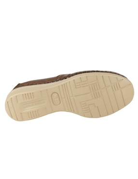 Mocasín Lobo Solo de piel para mujer