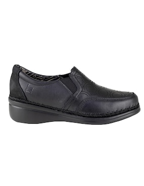 Mocasín Lobo Solo de piel para mujer