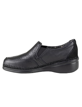 Mocasín Lobo Solo de piel para mujer