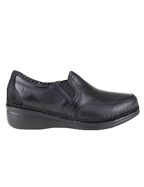 Mocasín Lobo Solo de piel para mujer