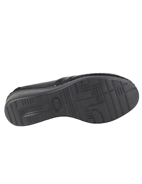 Mocasín Lobo Solo de piel para mujer
