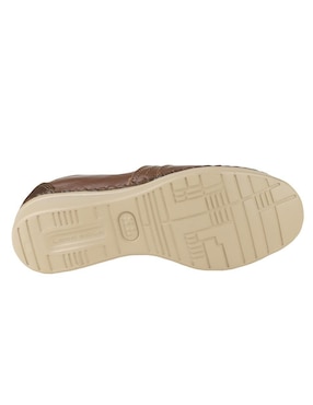 Mocasín Lobo Solo de piel para mujer