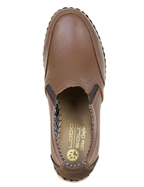 Mocasín Lobo Solo de piel para mujer
