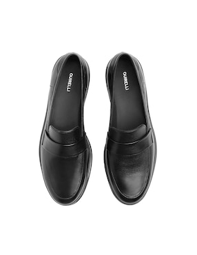 Mocasín Quirelli de piel para mujer