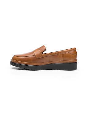 Mocasín Quirelli de piel para mujer
