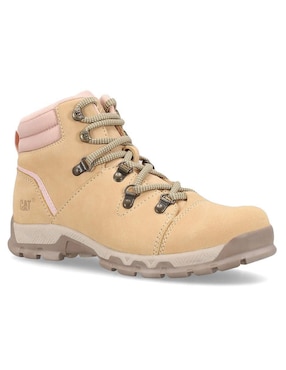 Bota Al Tobillo Caterpillar De Piel Para Mujer