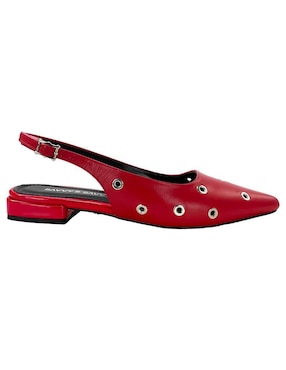 Balerina Savvy de piel para mujer