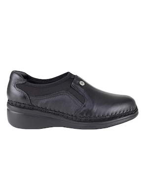 Mocasín Lobo Solo de piel para mujer