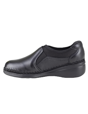 Mocasín Lobo Solo de piel para mujer