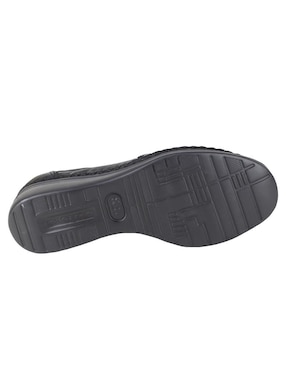 Mocasín Lobo Solo de piel para mujer