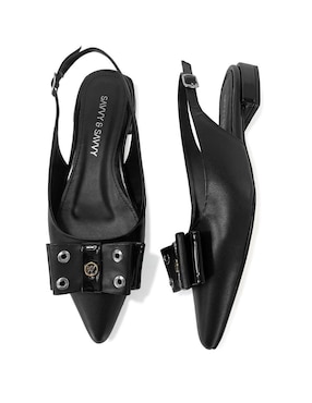 Balerina Savvy de piel para mujer