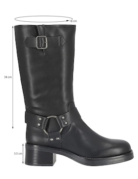 Bota media pierna Westies Wechanele para mujer