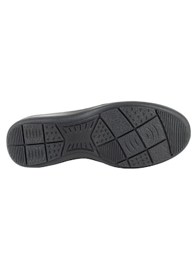 Mocasín Verde Tabaco de piel para mujer
