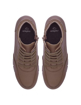 Botín al tobillo Alapar de piel para mujer