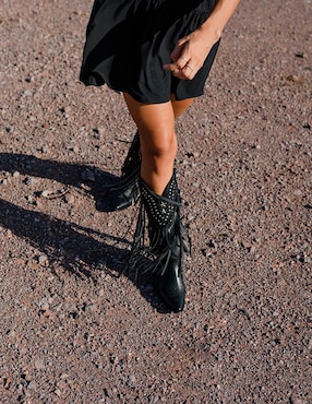 Bota abajo de la rodilla Elán Choose Your Way de piel para mujer