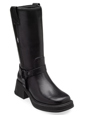 Bota arriba del tobillo Levis de piel para mujer