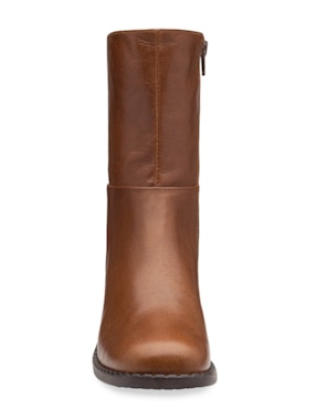 Bota arriba del tobillo Levis de piel para mujer