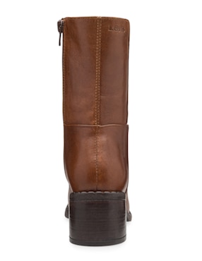 Bota arriba del tobillo Levis de piel para mujer