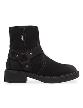 Bota arriba del tobillo Levis de piel para mujer