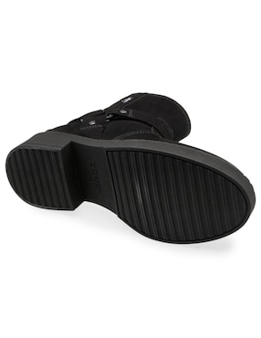 Bota arriba del tobillo Levis de piel para mujer