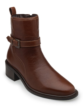 Bota arriba del tobillo Dockers de piel para mujer
