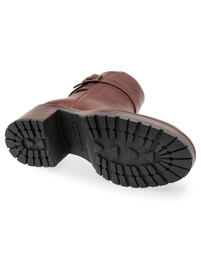 Bota arriba del tobillo Levis de piel para mujer