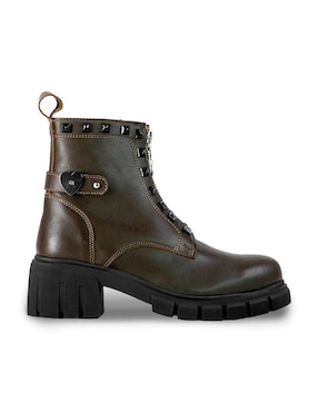 Bota arriba del tobillo Elán Choose Your Way de piel para mujer