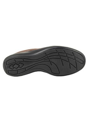 Zapato Verde Tabaco de piel para mujer