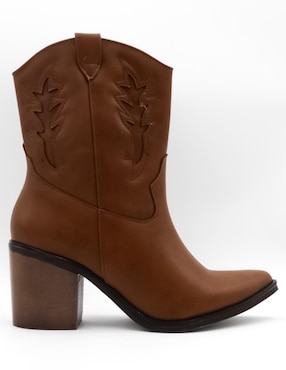 Bota arriba del tobillo Rbcollection de piel para mujer