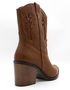 Bota arriba del tobillo Rbcollection de piel para mujer