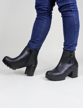 Botín arriba del tobillo Rbcollection de piel para mujer