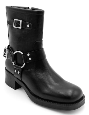 Bota Media Pierna RBCollection De Piel Para Mujer