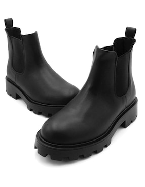 Bota arriba del tobillo Rbcollection de piel para mujer