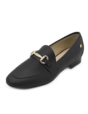 Mocasín Salamandra de charol para mujer