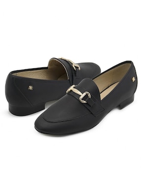 Mocasín Salamandra de charol para mujer