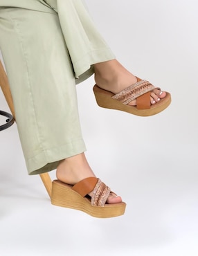 Sandalia Rbcollection Rbcloud Steps para mujer
