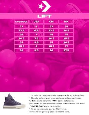 Tenis Converse WEATHERIZED LEATHER para mujer
