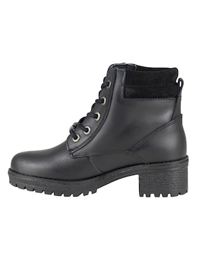 Bota arriba del tobillo Jeep de piel para mujer