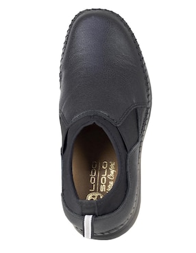 Mocasín Lobo Solo de piel para mujer