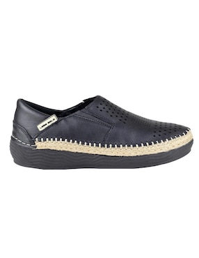 Mocasín Lobo Solo de piel para mujer