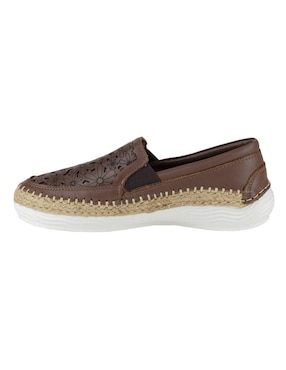 Mocasín Lobo Solo de piel para mujer