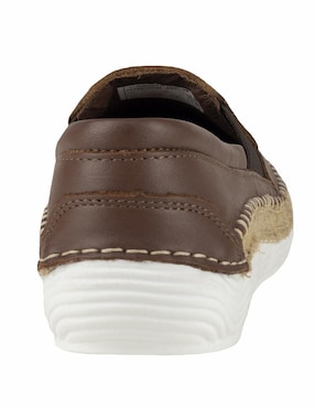 Mocasín Lobo Solo de piel para mujer