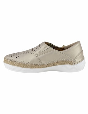 Mocasín Lobo Solo de piel para mujer