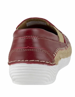 Mocasín Lobo Solo de piel para mujer