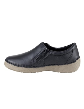 Mocasín Lobo Solo de piel para mujer