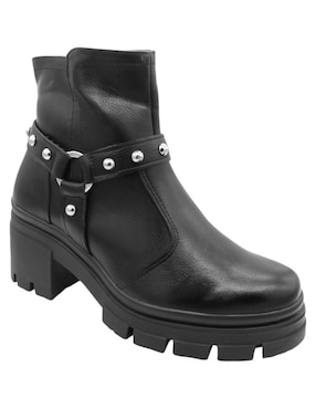 Bota Combat Arriba Del Tobillo Rbcollection De Piel Para Mujer