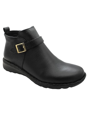 Bota Al Tobillo Rbcollection De Piel Para Mujer