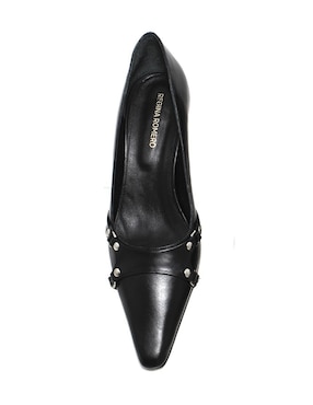 Zapatilla de piel Regina Romero