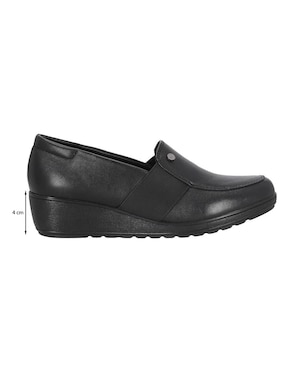 Zapato W Confort de piel para mujer