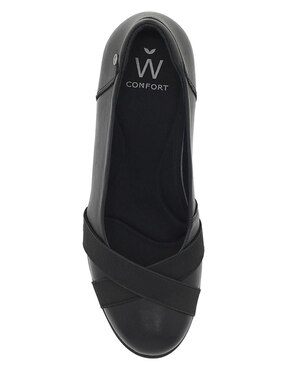 Zapato W Confort de piel para mujer